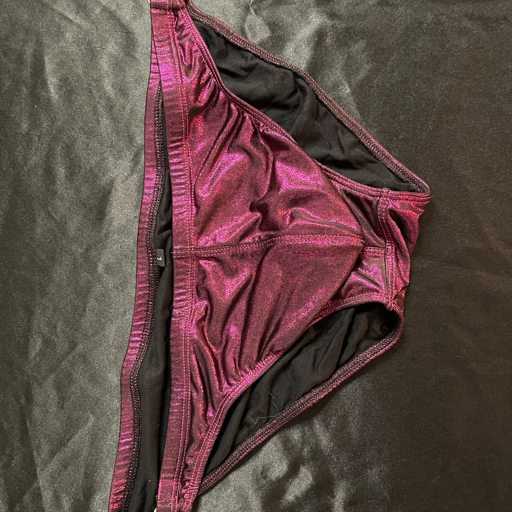 Shimmering Pink Bikini Bottom - Picture 2 of 8